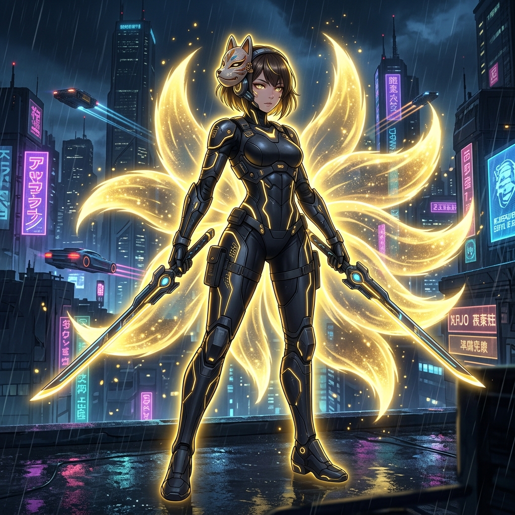 Ninja Sage Cyber Kitsune